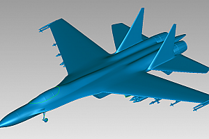 喷气式战斗机模型stl模型下载3d打印建模素材下载