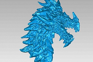 龙三维模型下载建模素材下载3d打印stl模型下载