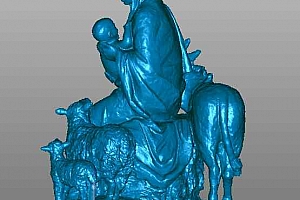 圣诞节圣母玛丽亚模型下载STL素材下载建模资源