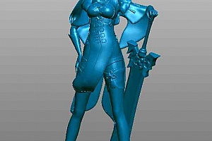 原神 Genshin 北斗3d模型下载stl素材资源