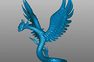 飞龙stl素材资源3d模型下载