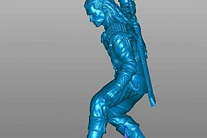 Geralt remix游戏人物模型stl下载