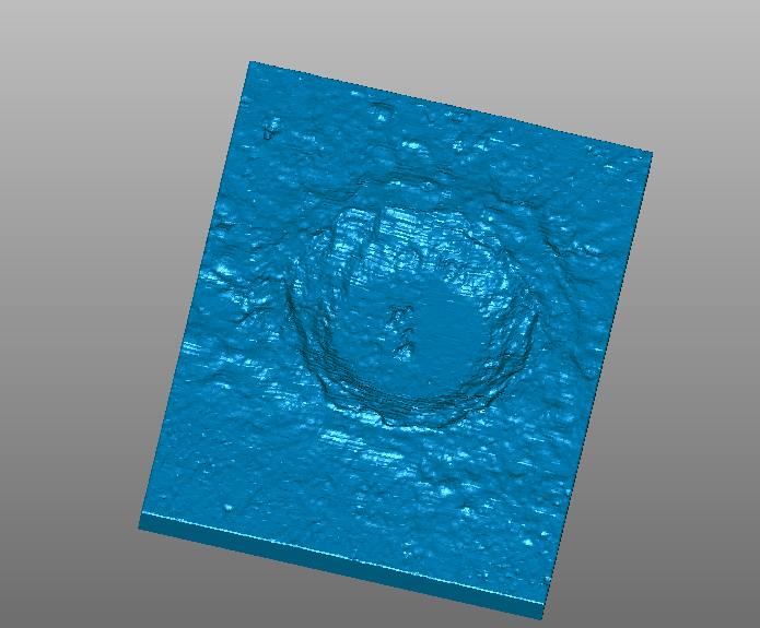 哥白尼陨石坑3d素材下载stl模型下载3d打印修图建模素材下载