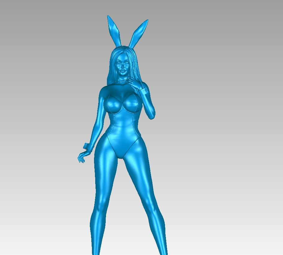 兔女郎三维模型文件下载stl模型素材下载