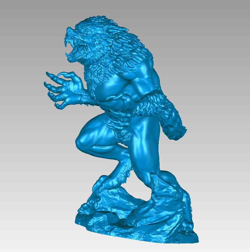 阿卡迪亚的狼人3D模型文件下载