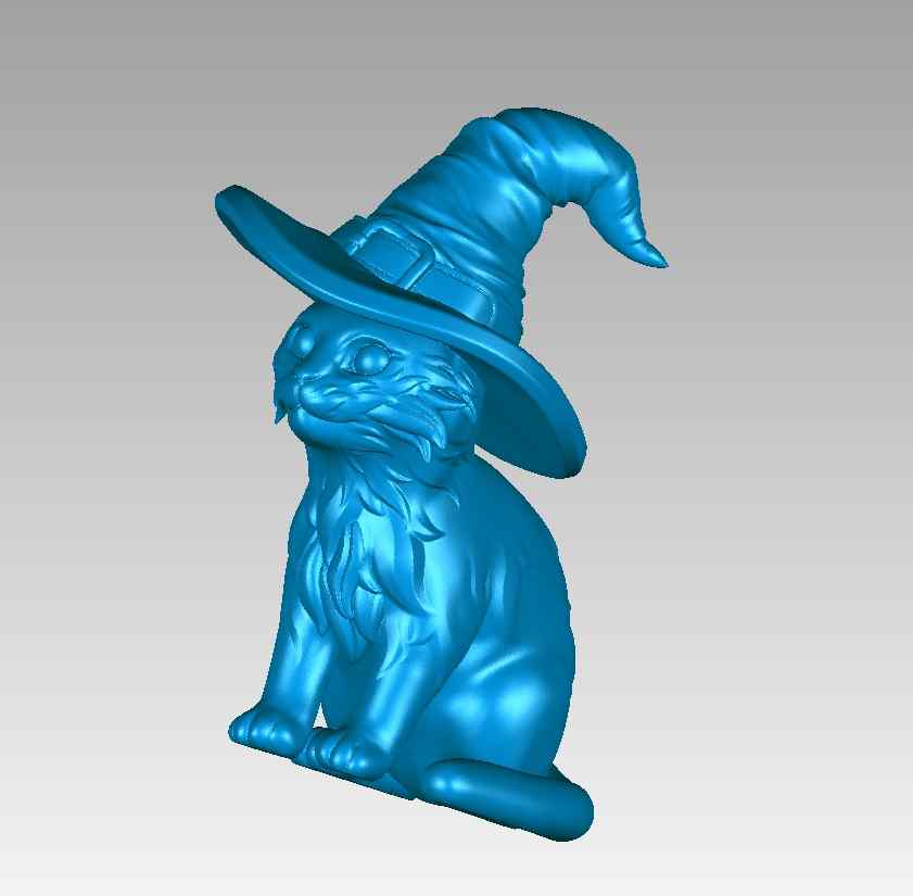 魔法小猫stl模型下载3d打印修图素材