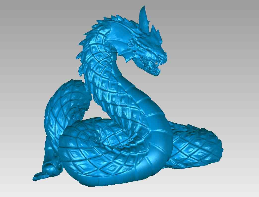 蛇怪模型stl下载3d打印建模修图素材