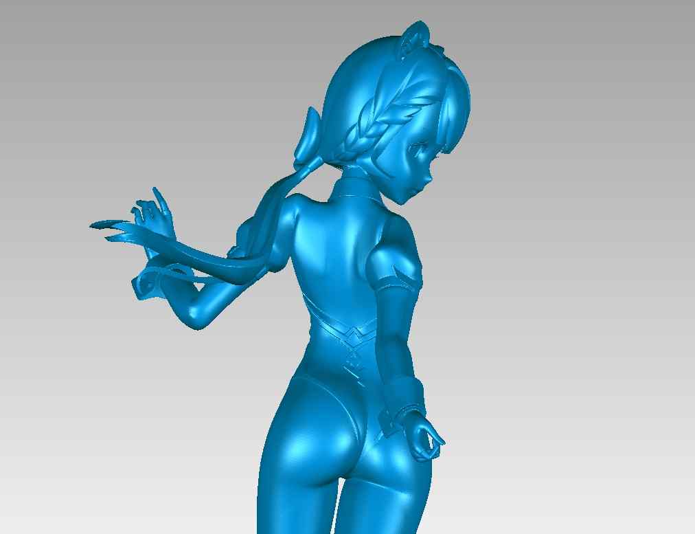 Lynette美女模型下载身体里素材3d打印资源