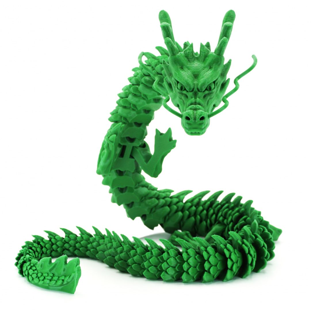 可活动龙stl数据下载关节可动的龙模型3d打印文件下载